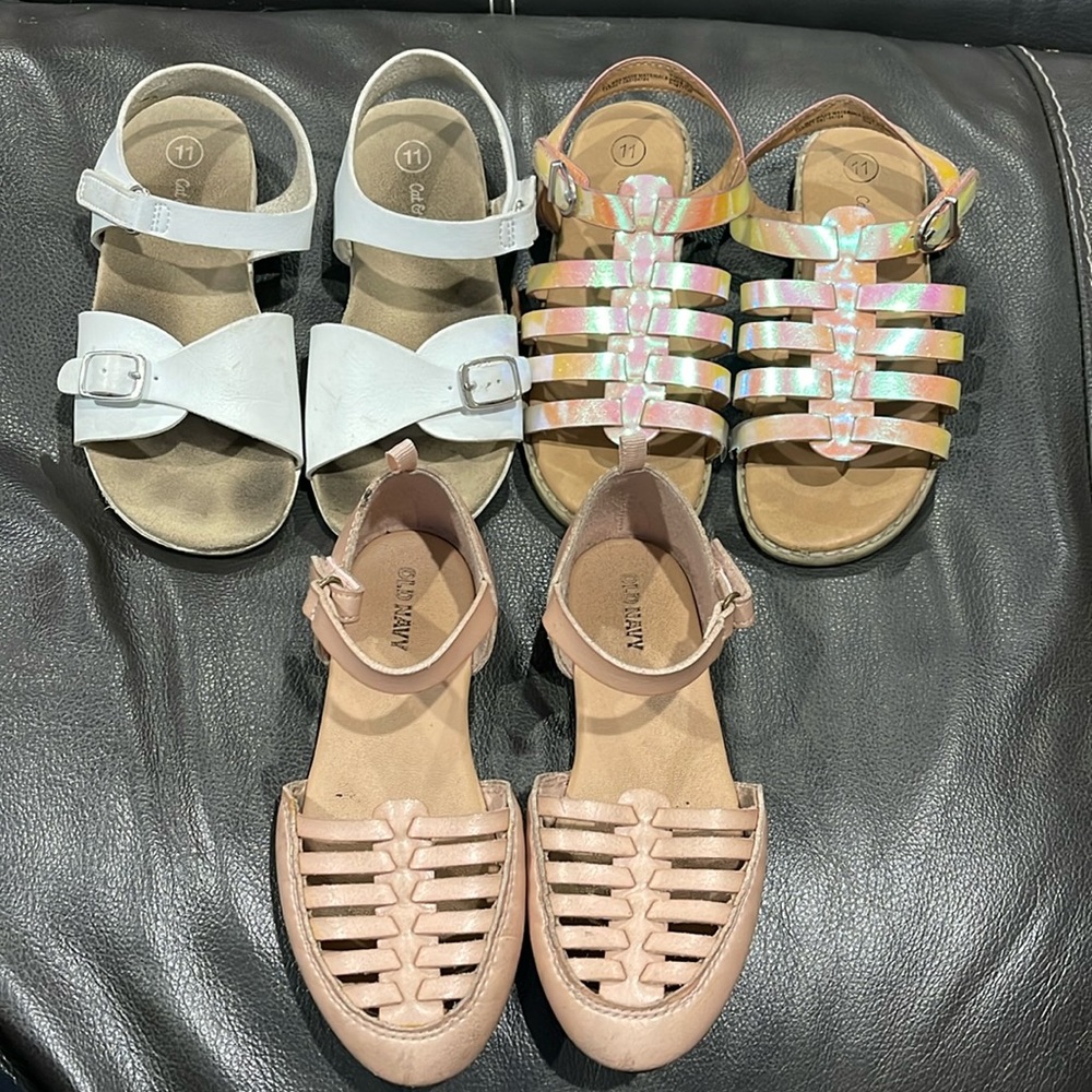 Lot of Cat & Jack Sandals